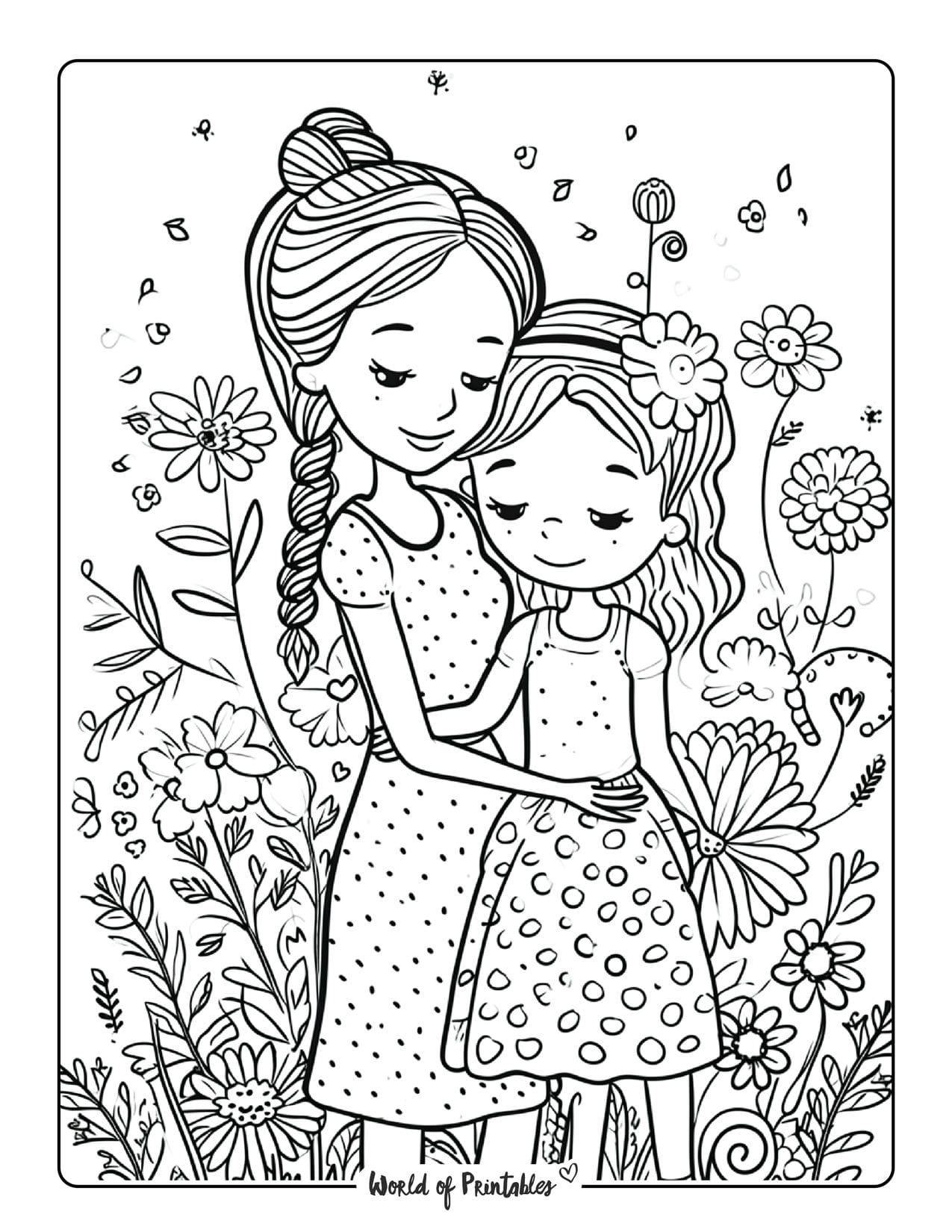 Mommy Coloring Pages for Kids 68