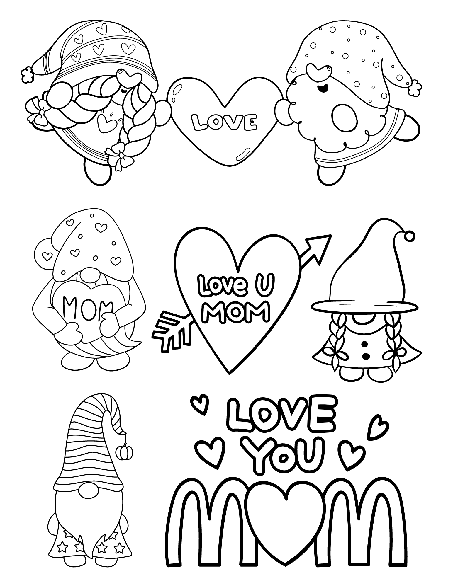 Mommy Coloring Pages for Kids 73