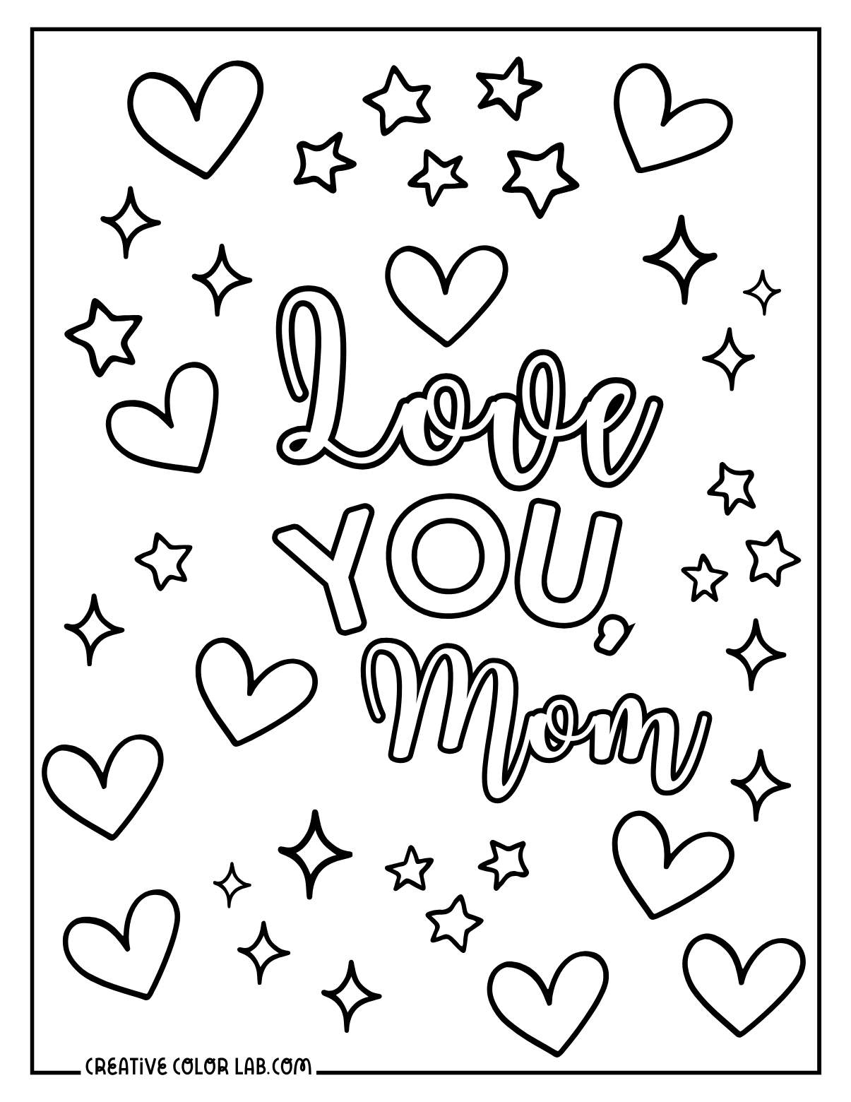 Mommy Coloring Pages for Kids 74