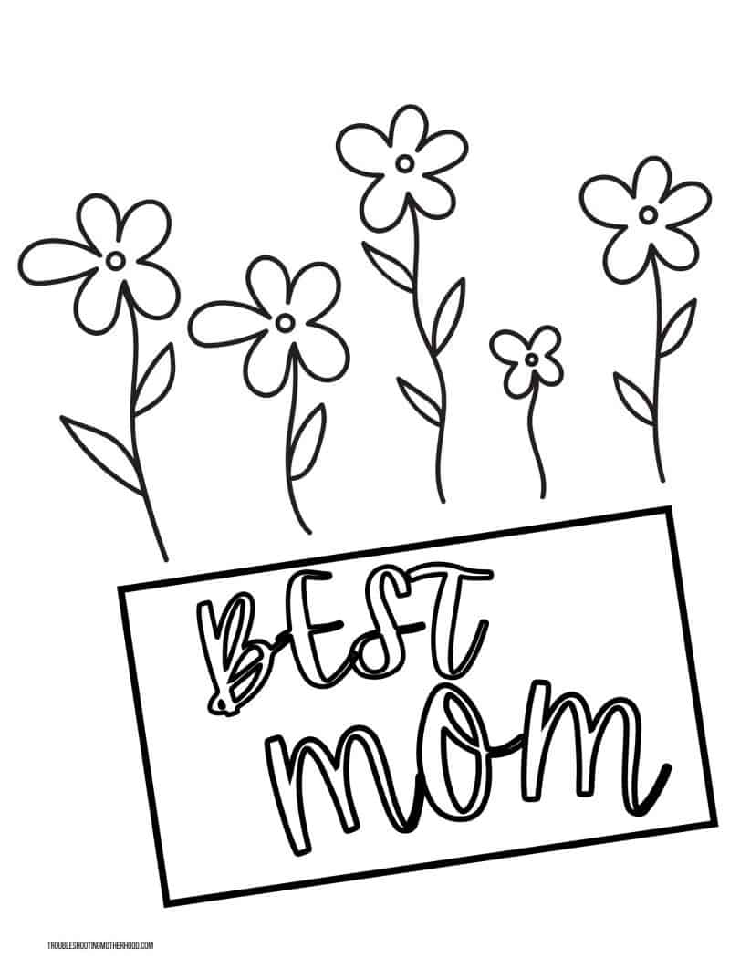 Mommy Coloring Pages for Kids 79