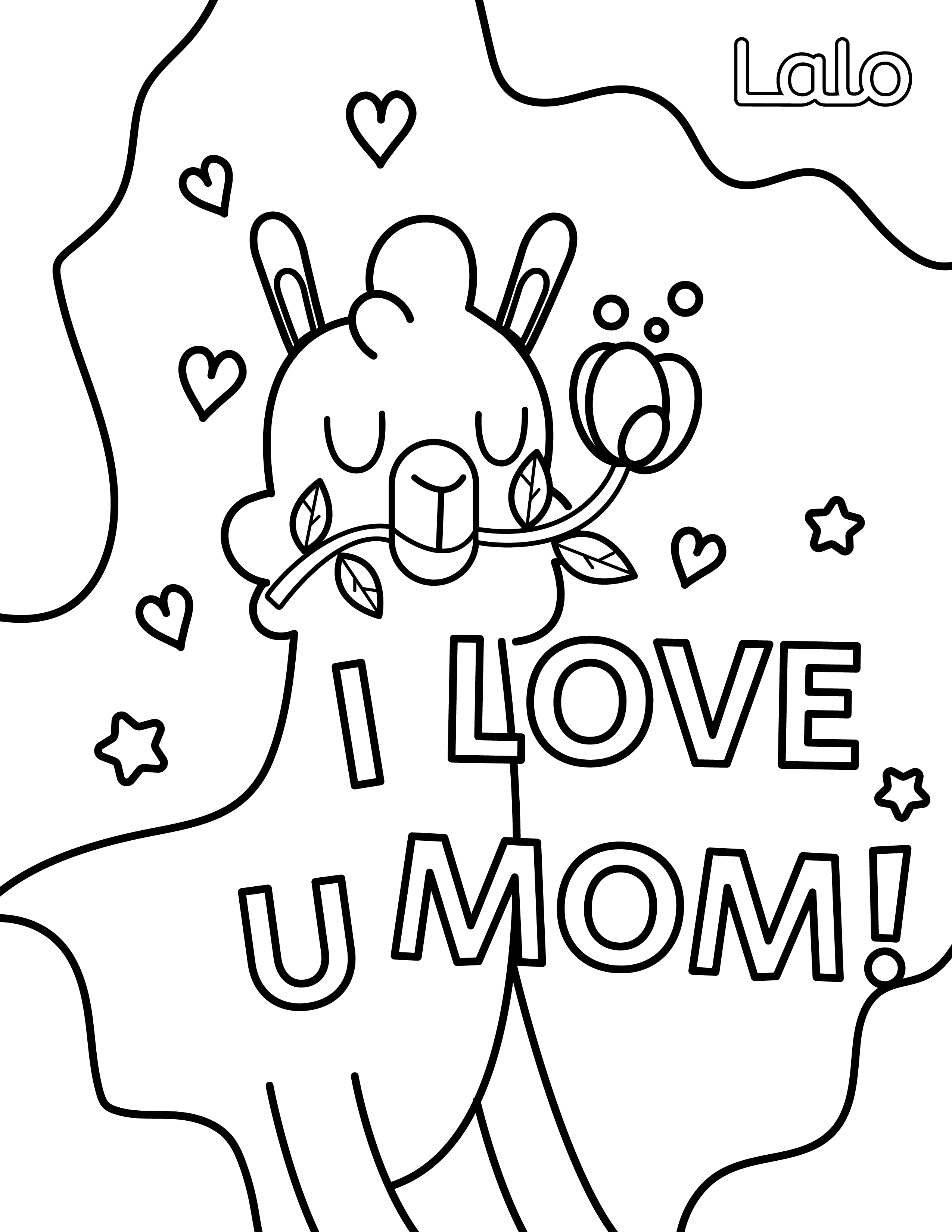 Mommy Coloring Pages for Kids 90