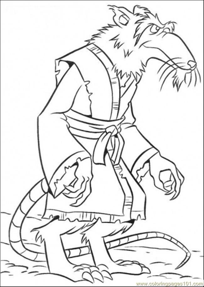 Ninja Turtle Coloring Pages Free Printable 106