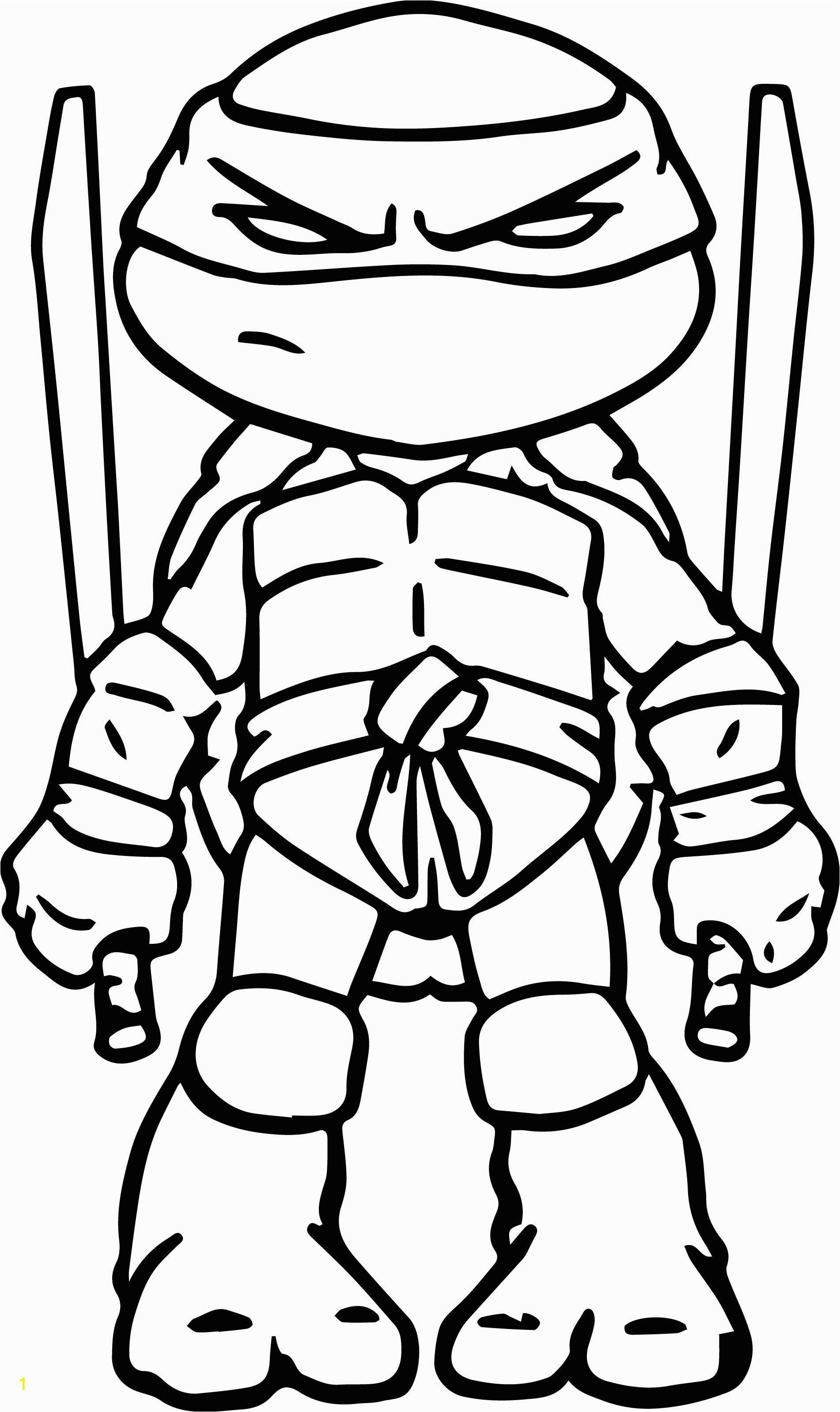 Ninja Turtle Coloring Pages Free Printable 15