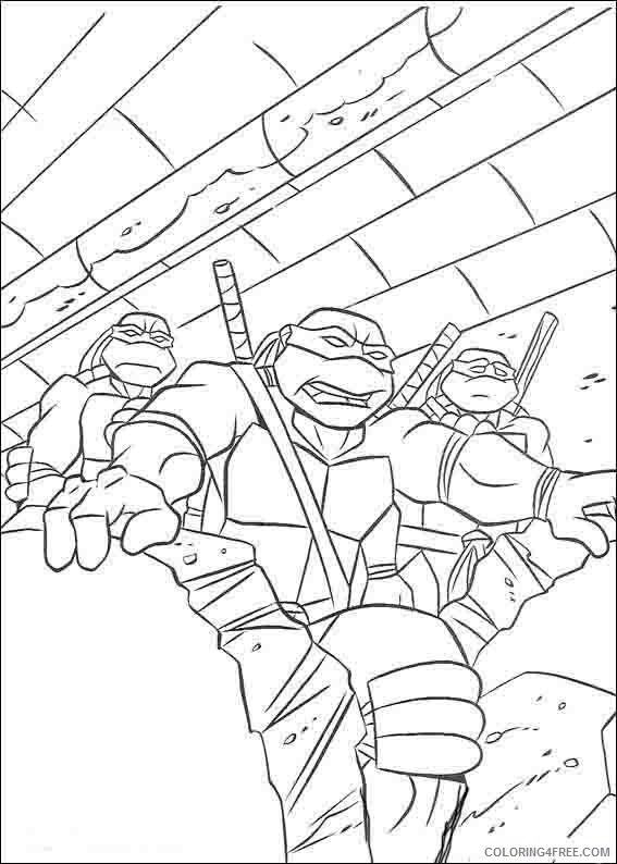 Ninja Turtle Coloring Pages Free Printable 42