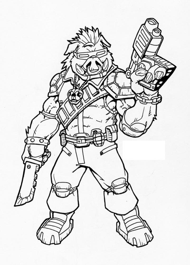 Ninja Turtle Coloring Pages Free Printable 47