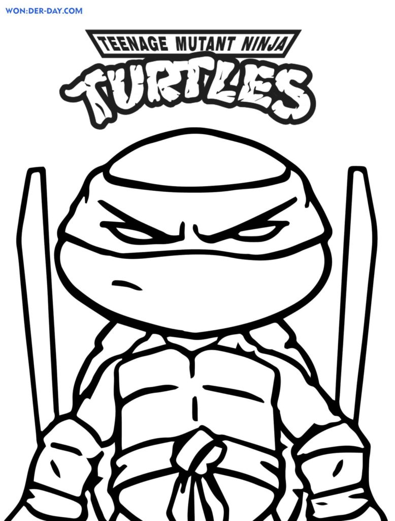 Ninja Turtle Coloring Pages Free Printable 69