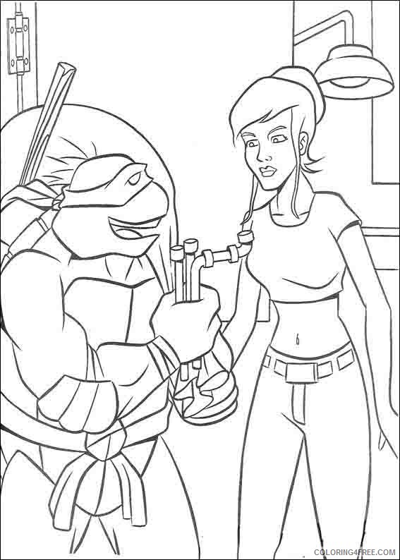 Ninja Turtle Coloring Pages Free Printable 80