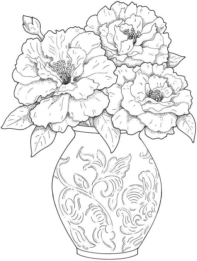 Simple Flower Coloring Pages Free Printable 113