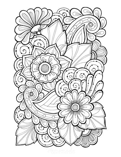 Simple Flower Coloring Pages Free Printable 123