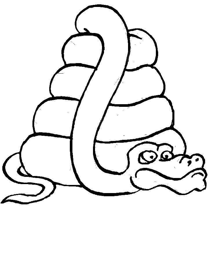 Snake Coloring Pages for Kids Free Printable 12