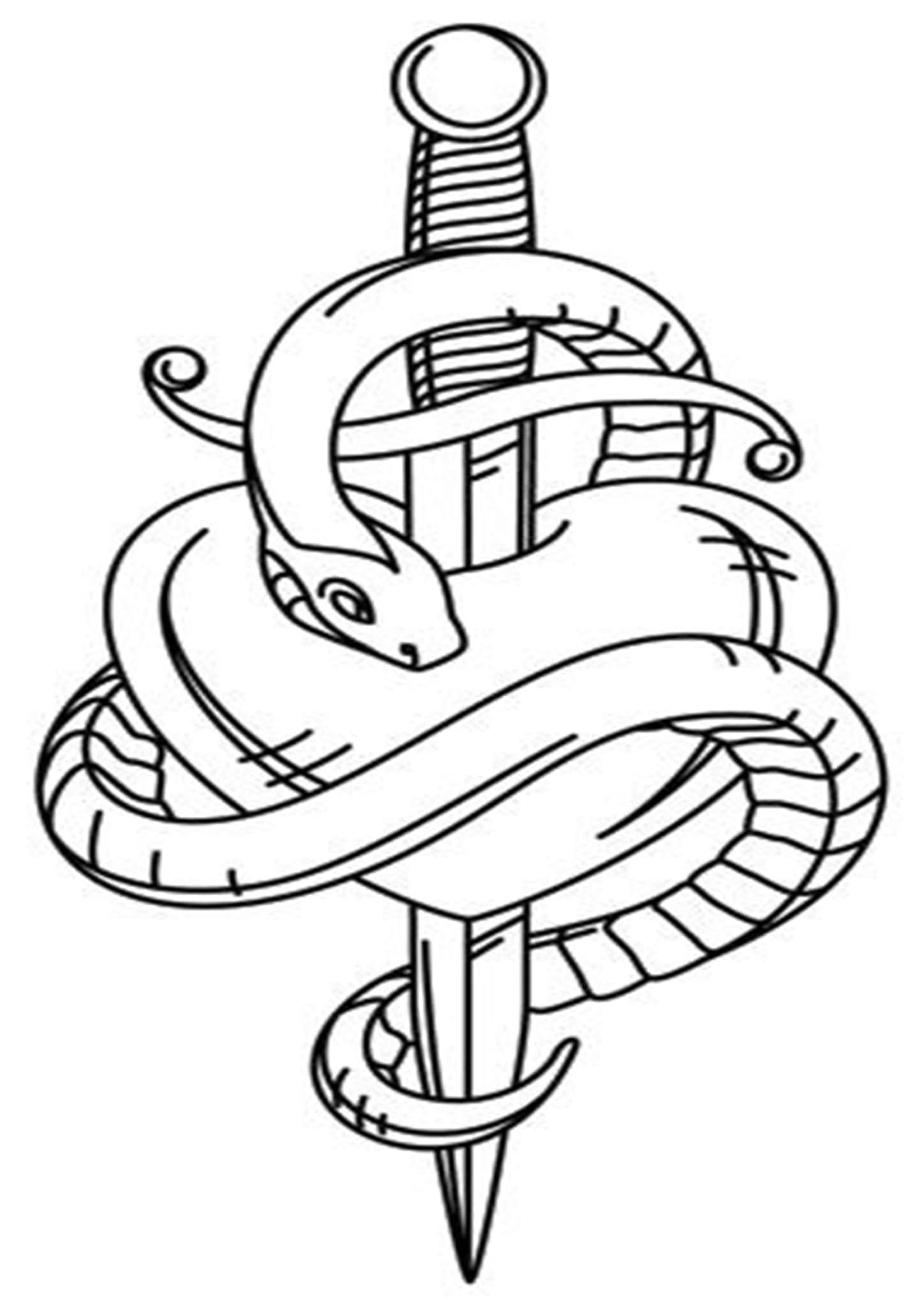 Snake Coloring Pages for Kids Free Printable 24