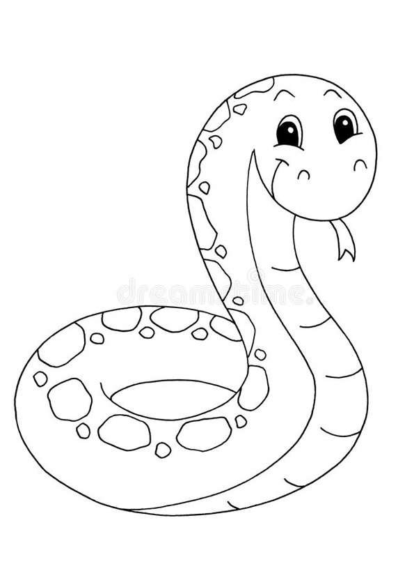 Snake Coloring Pages for Kids Free Printable 39