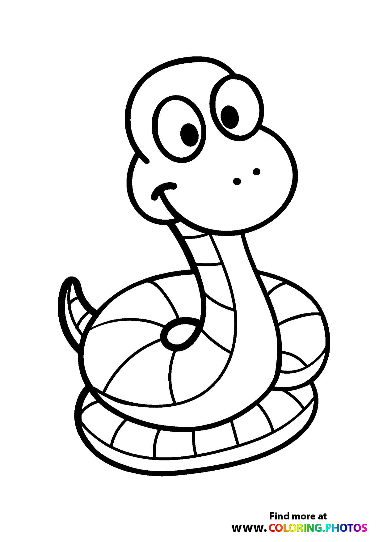 Snake Coloring Pages for Kids Free Printable 46