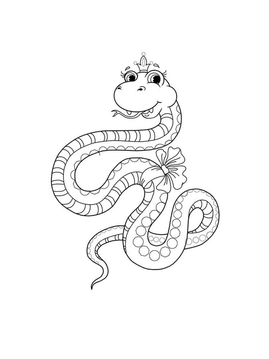 Snake Coloring Pages for Kids Free Printable 65