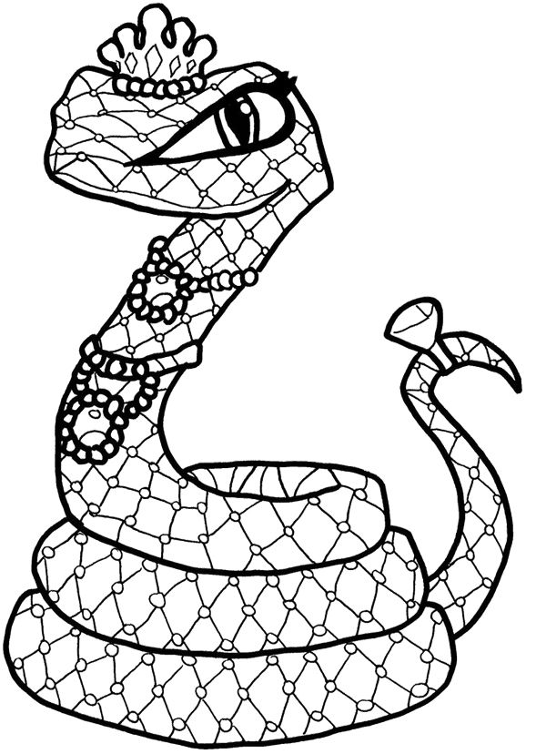 Snake Coloring Pages for Kids Free Printable 68