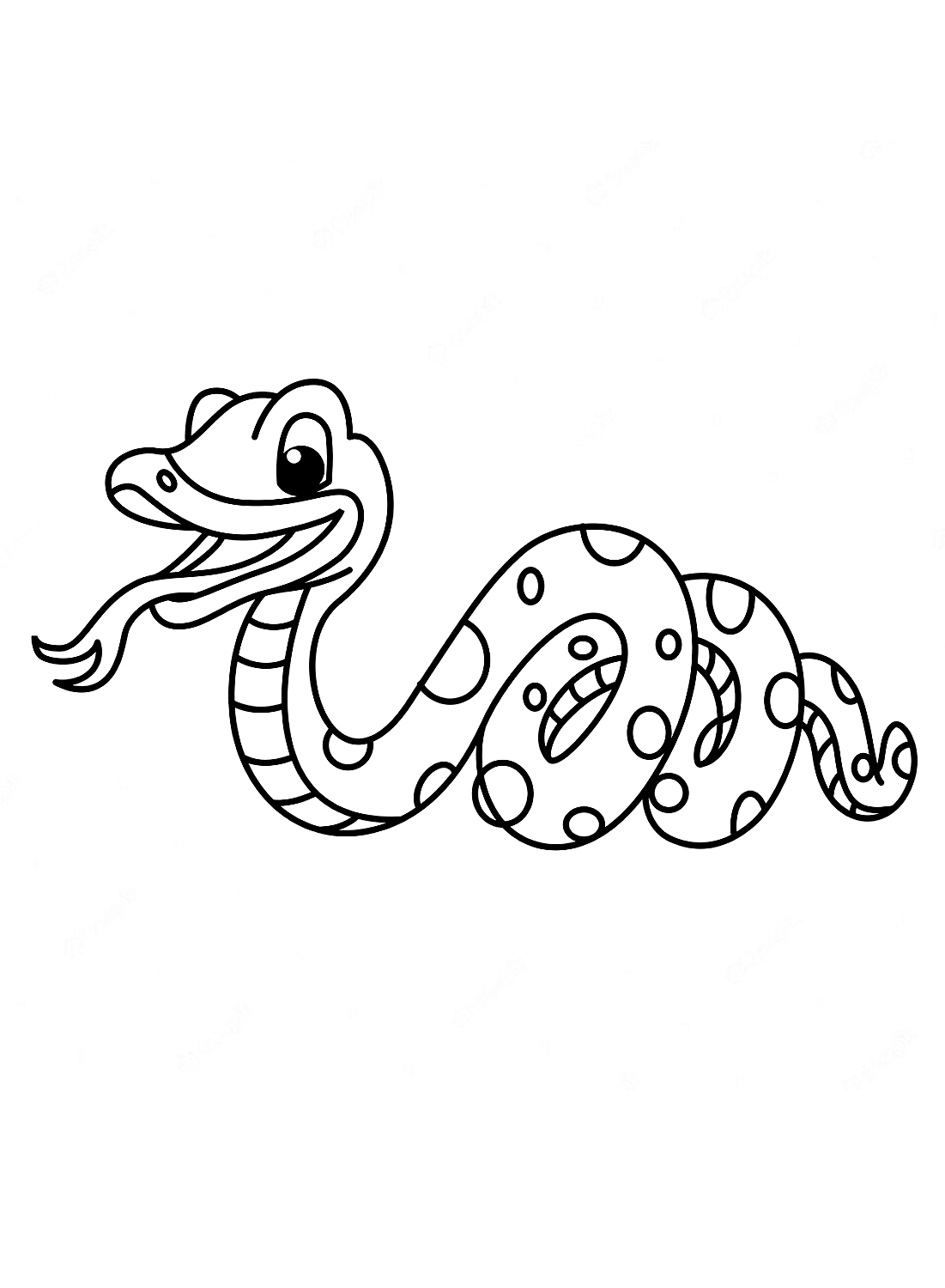 Snake Coloring Pages for Kids Free Printable 71