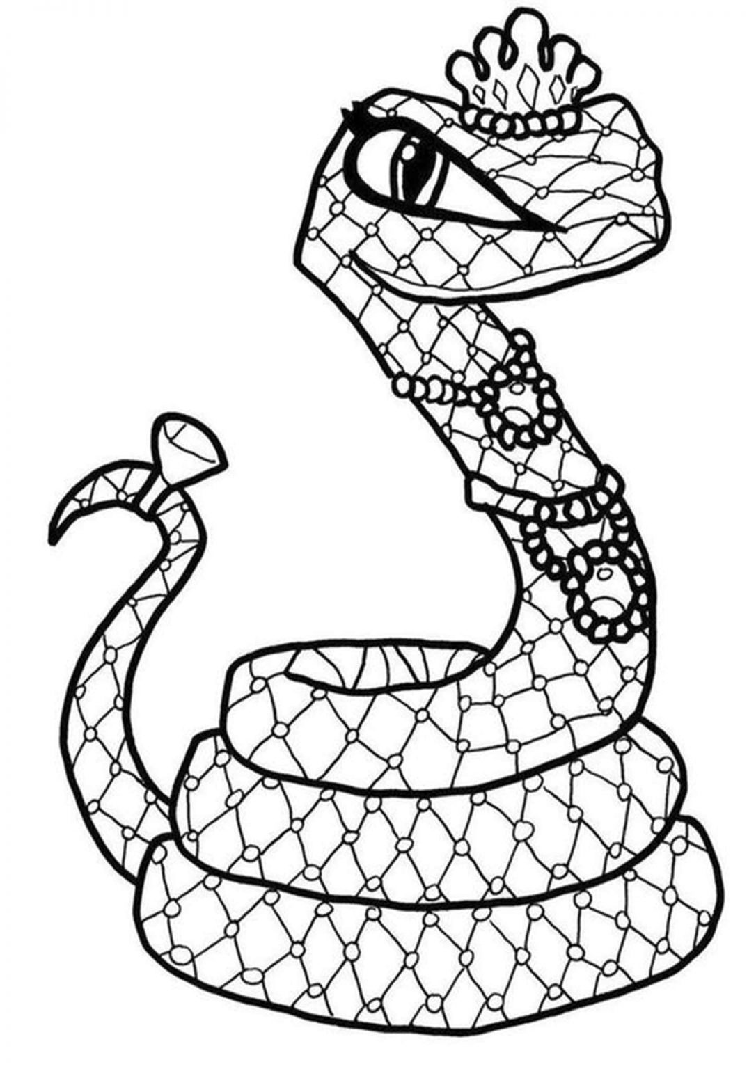 Snake Coloring Pages for Kids Free Printable 8