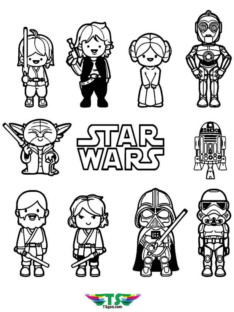 Star Wars Coloring Pages Printables Free 141