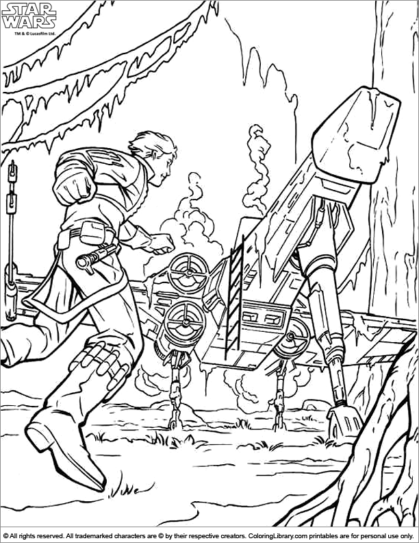 Star Wars Coloring Pages Printables Free 18