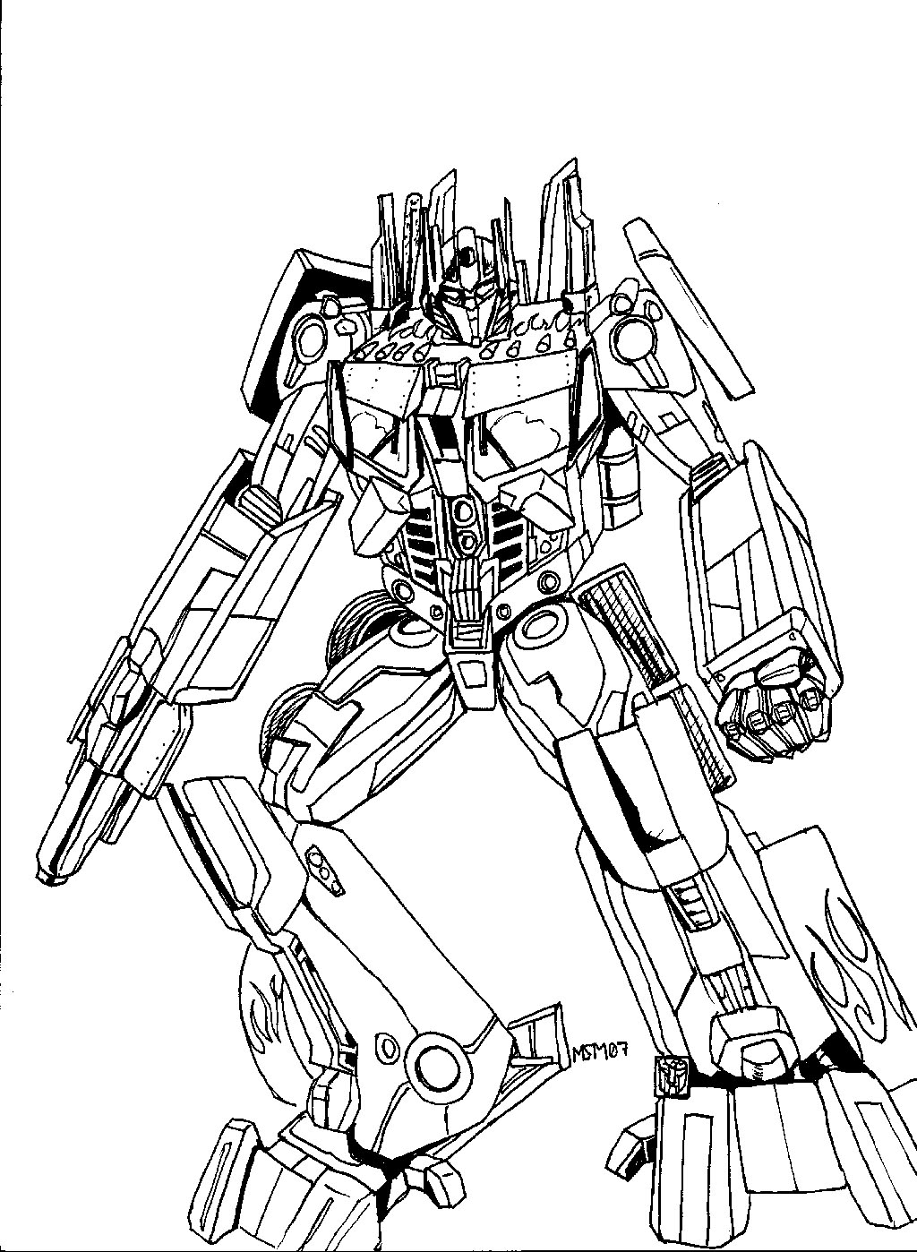 Transformers One Coloring Pages Free Printable 139