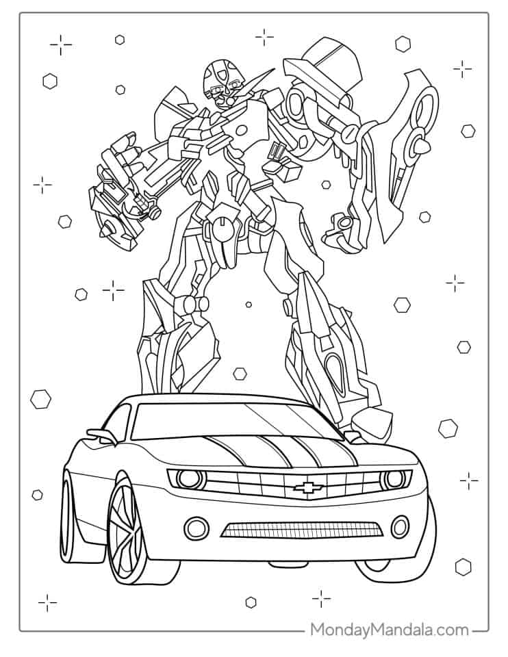 Transformers One Coloring Pages Free Printable 153