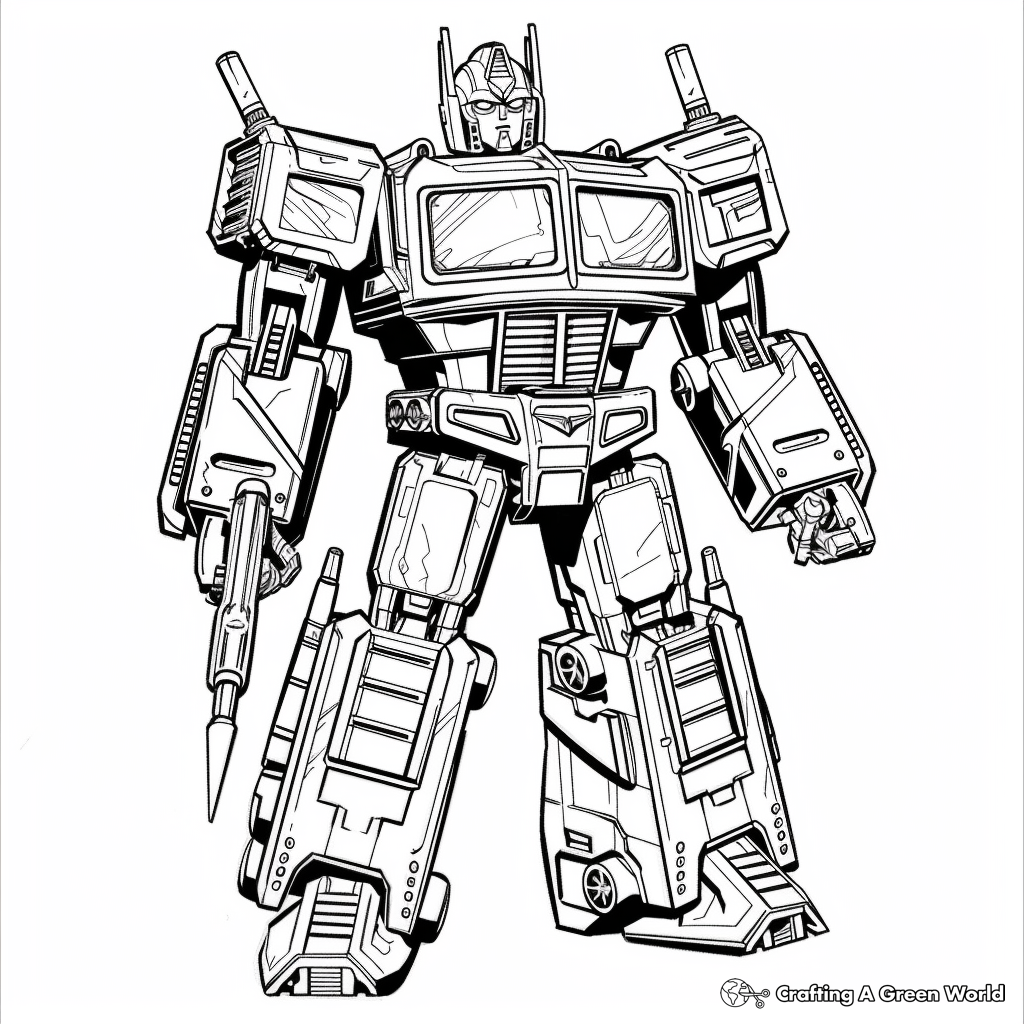 Transformers One Coloring Pages Free Printable 4