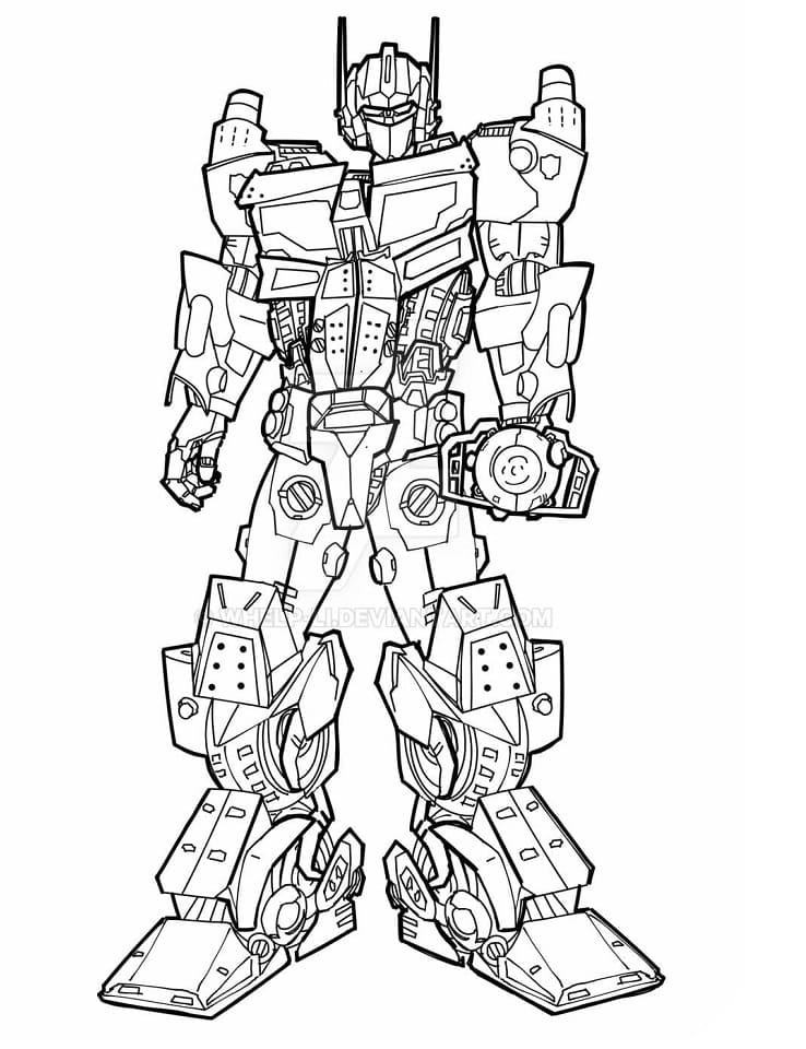 Transformers One Coloring Pages Free Printable 6