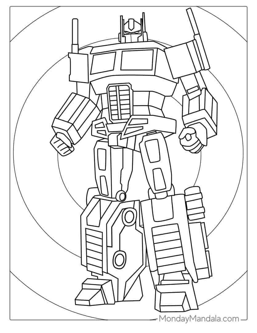 Transformers One Coloring Pages Free Printable 68