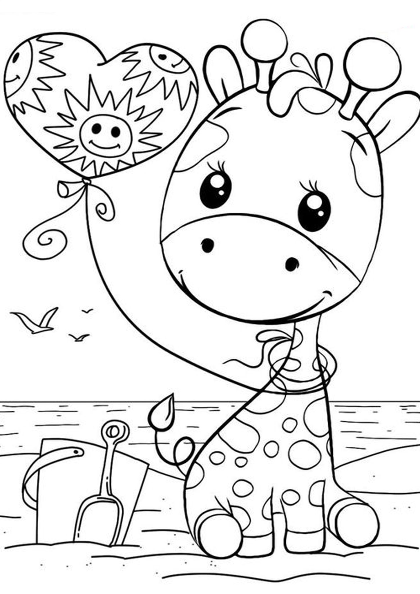 100+ Giraffe Coloring Pages 13