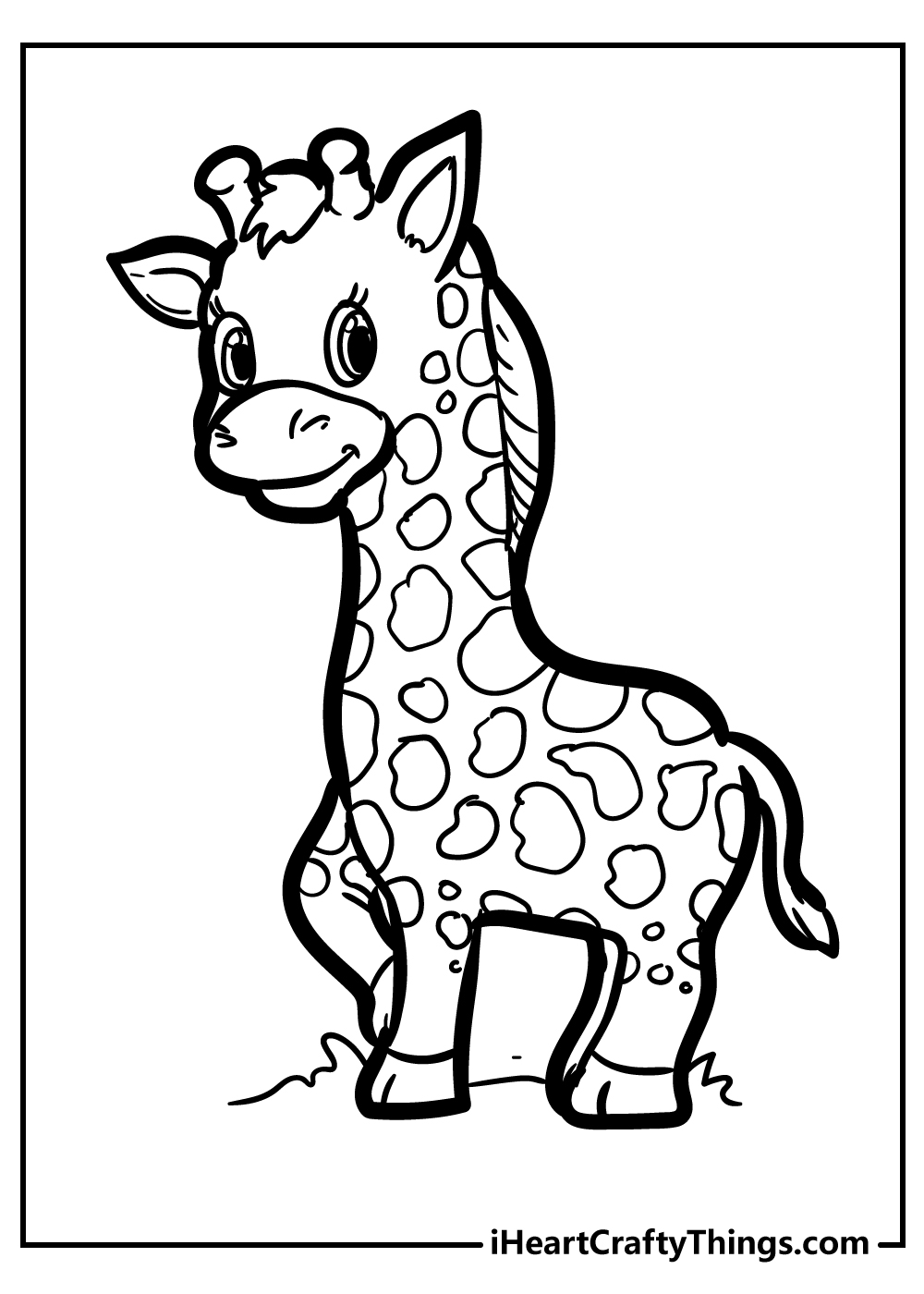 100+ Giraffe Coloring Pages 27