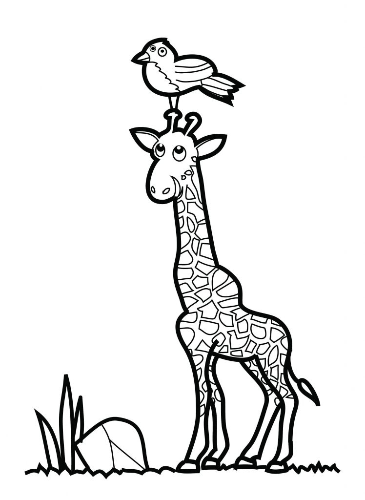 100+ Giraffe Coloring Pages 40