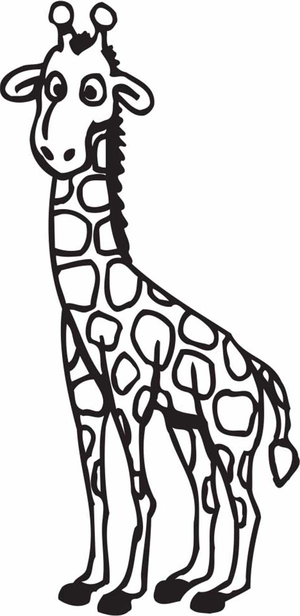 100+ Giraffe Coloring Pages 42