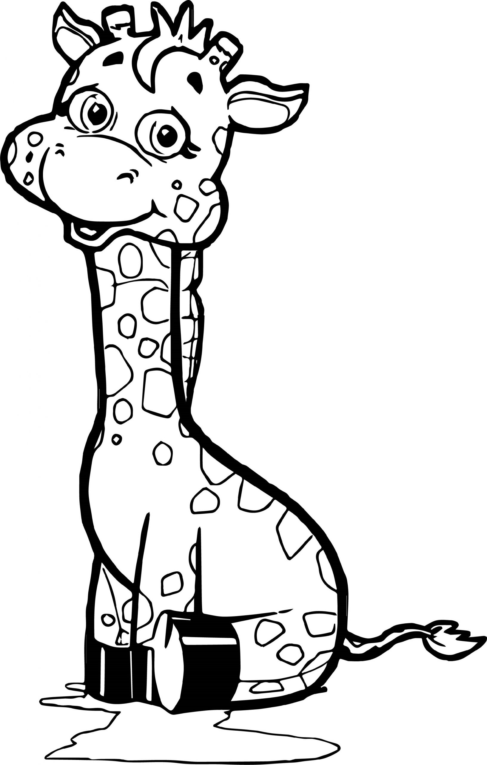 100+ Giraffe Coloring Pages 6