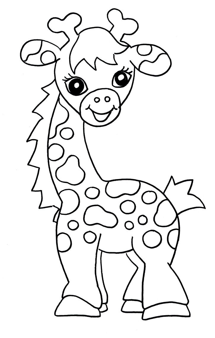 100+ Giraffe Coloring Pages 64