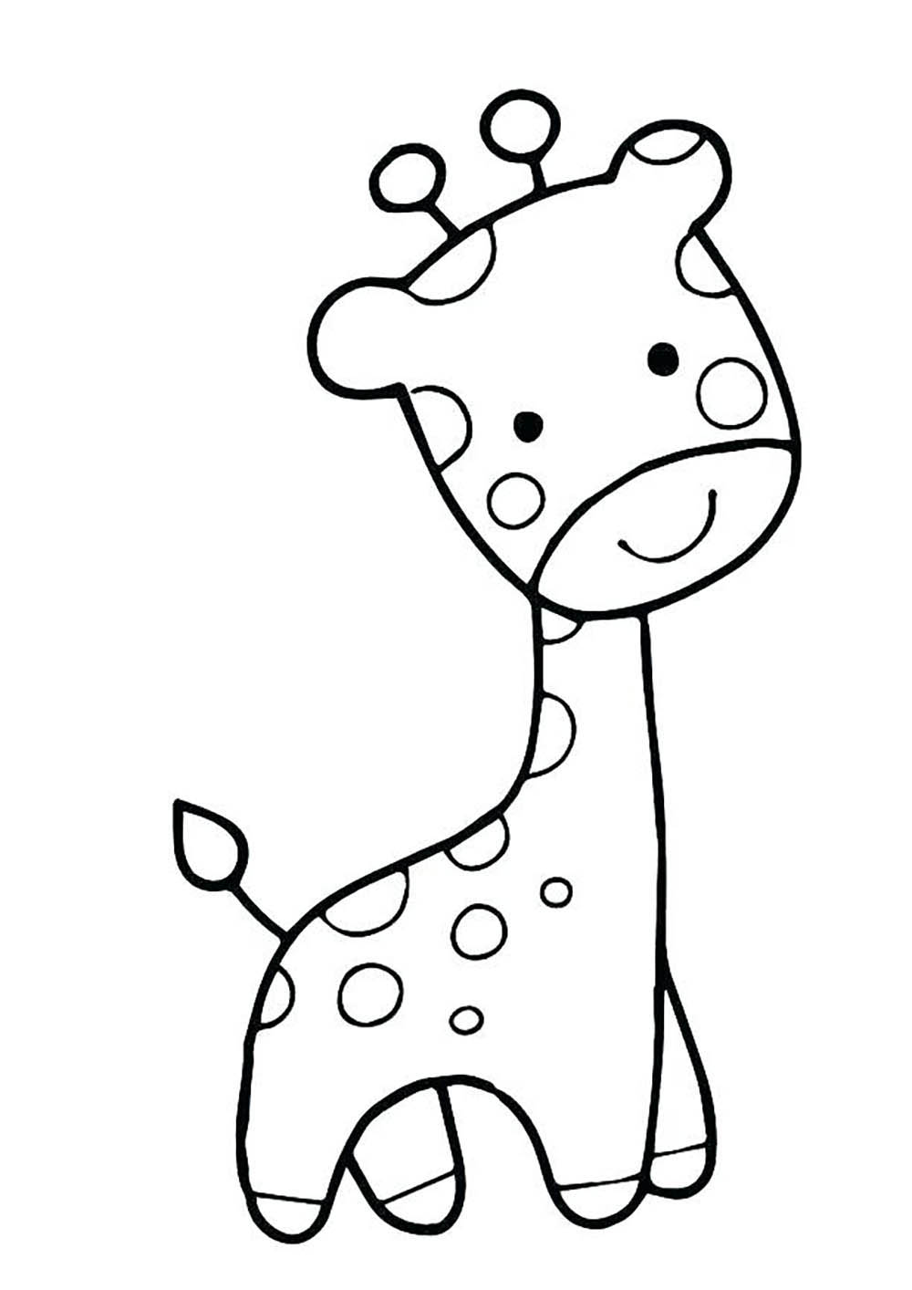 100+ Giraffe Coloring Pages 69