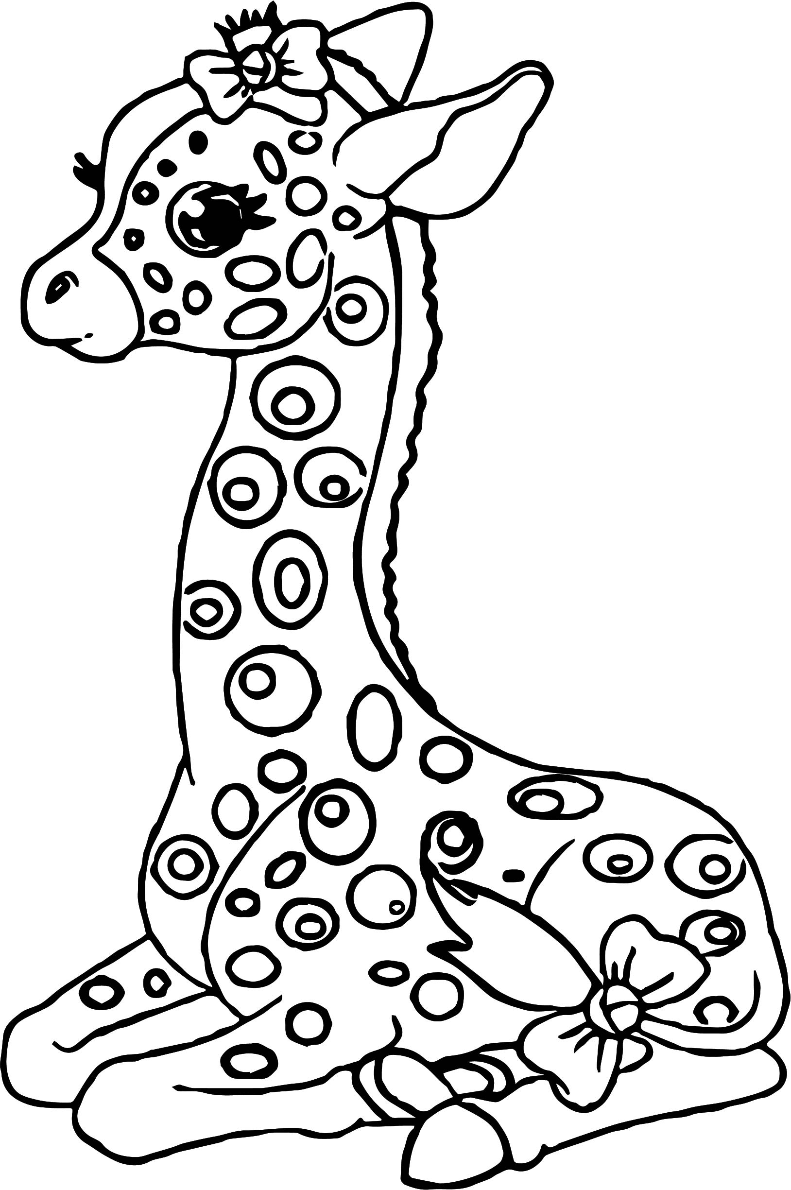 100+ Giraffe Coloring Pages 7