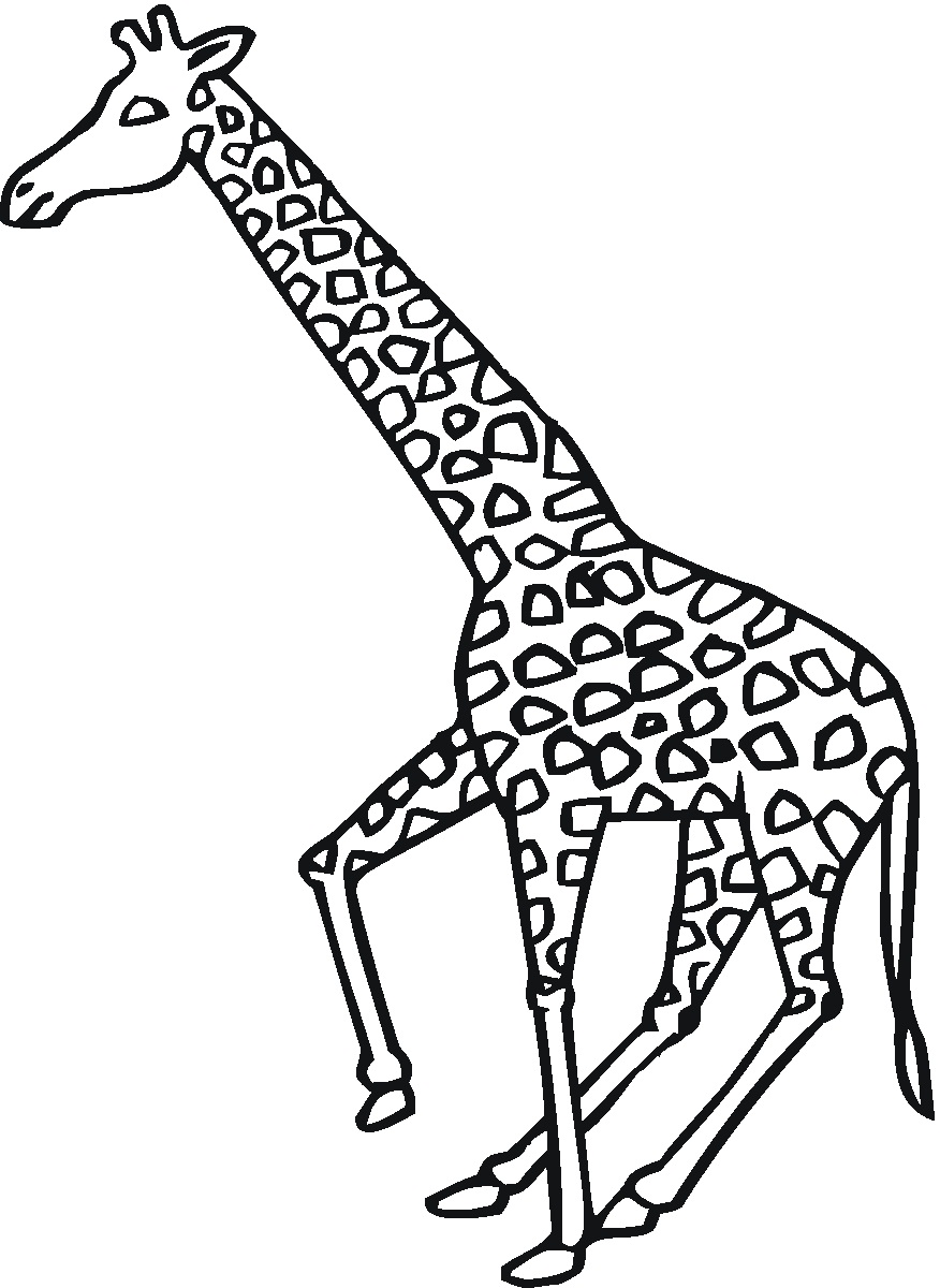 100+ Giraffe Coloring Pages 72