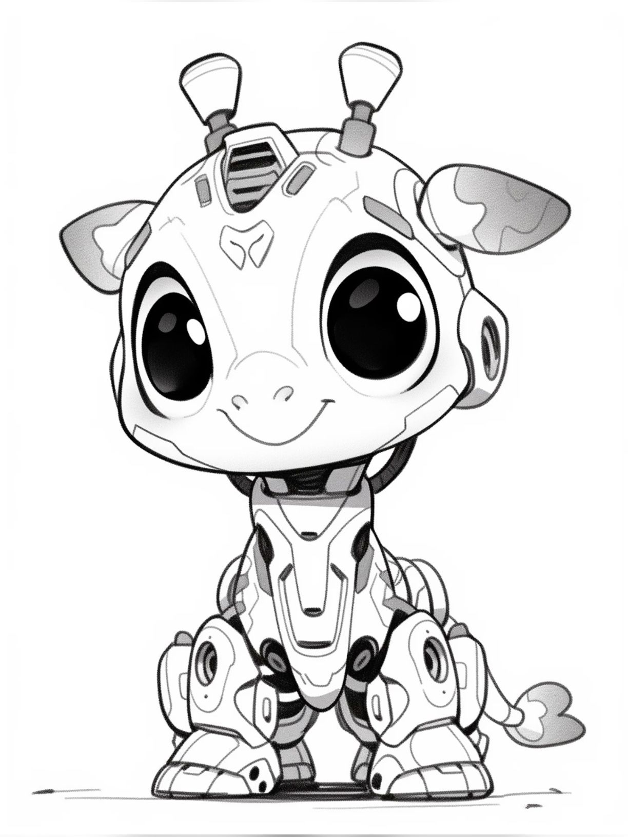 100+ Giraffe Coloring Pages 84