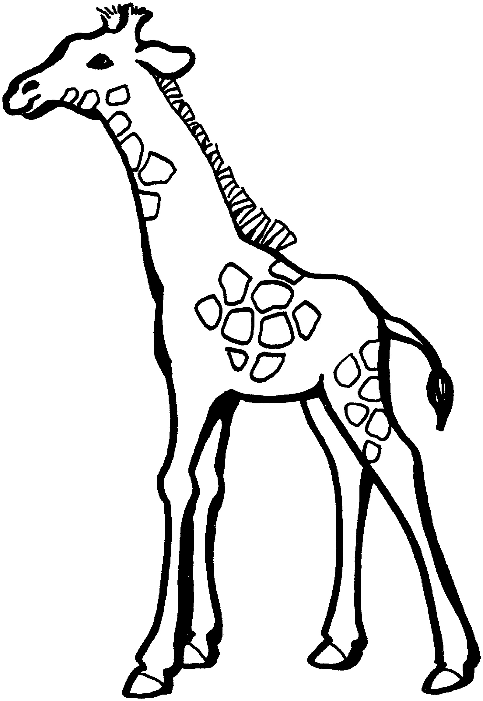 100+ Giraffe Coloring Pages 9