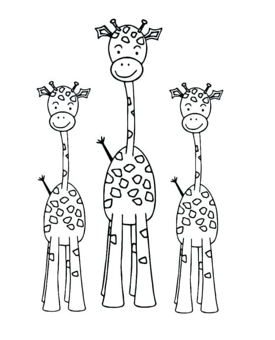 100+ Giraffe Coloring Pages 90