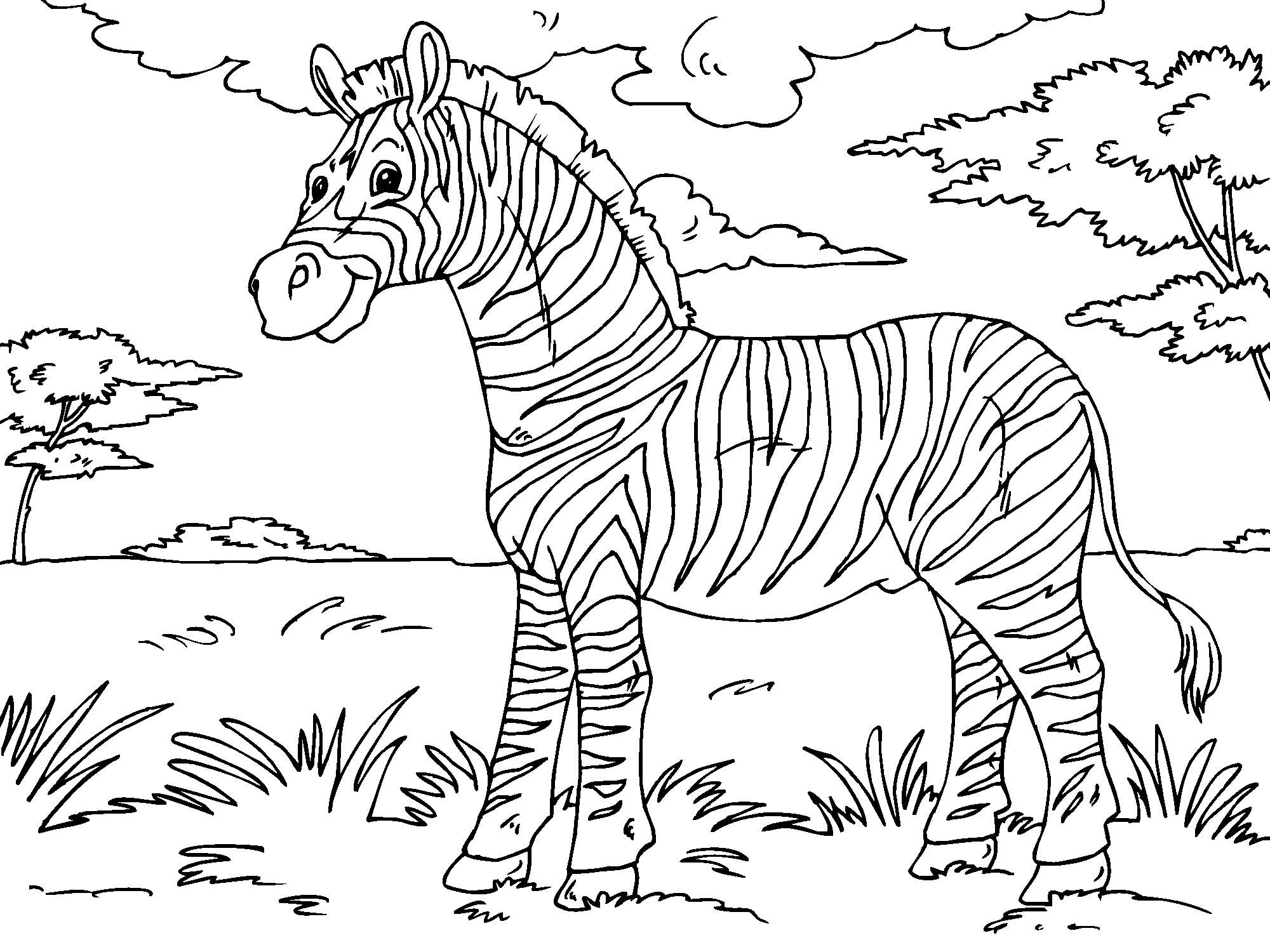 100+ Giraffe Coloring Pages 96