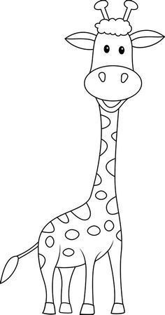 100+ Giraffe Coloring Pages 99