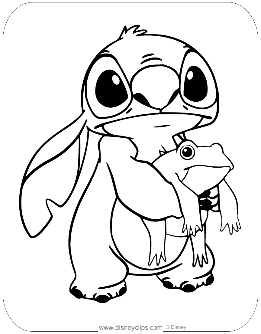 100+ Stitch Coloring Pages 101