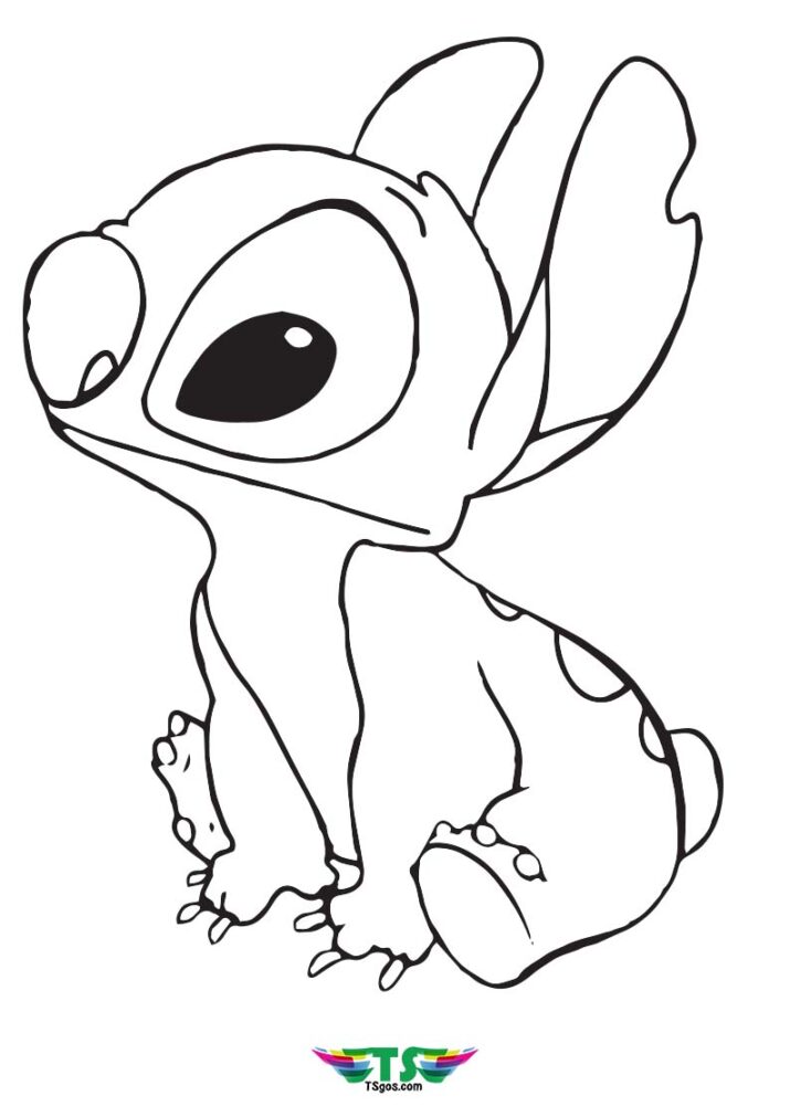 100+ Stitch Coloring Pages 102