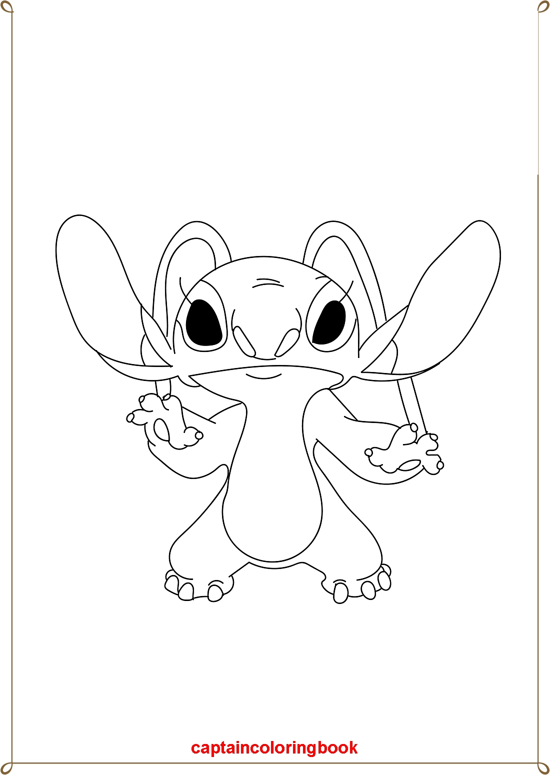 100+ Stitch Coloring Pages 11