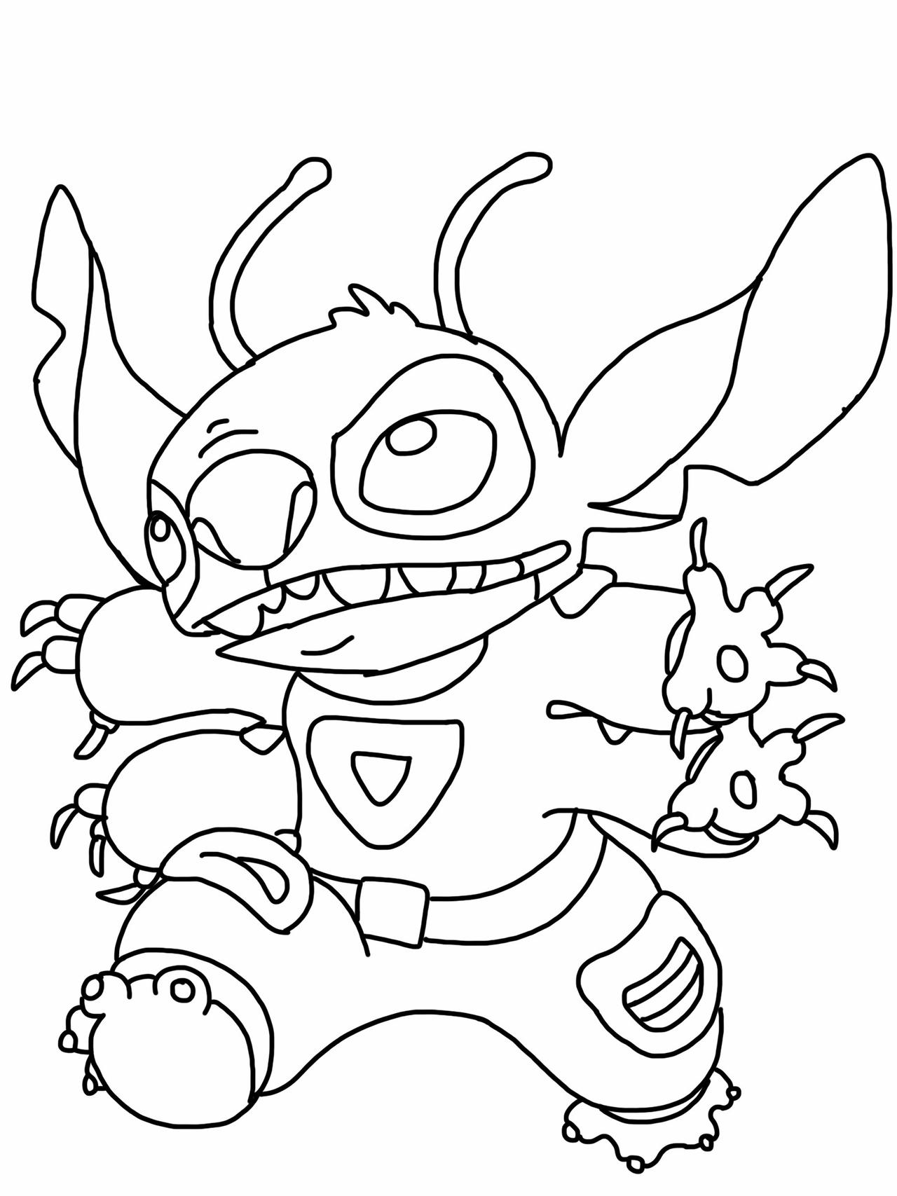 100+ Stitch Coloring Pages 14