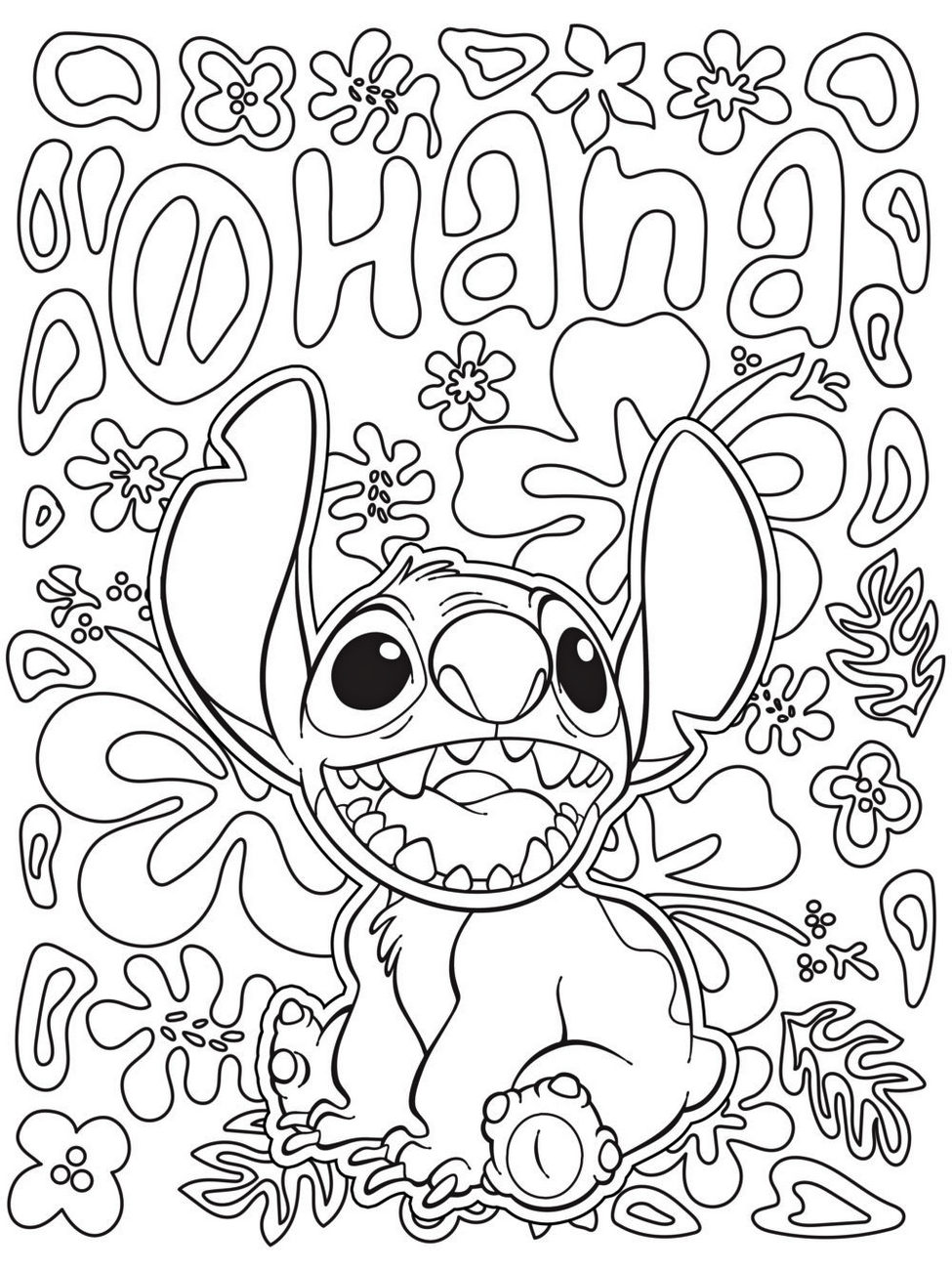 100+ Stitch Coloring Pages 17