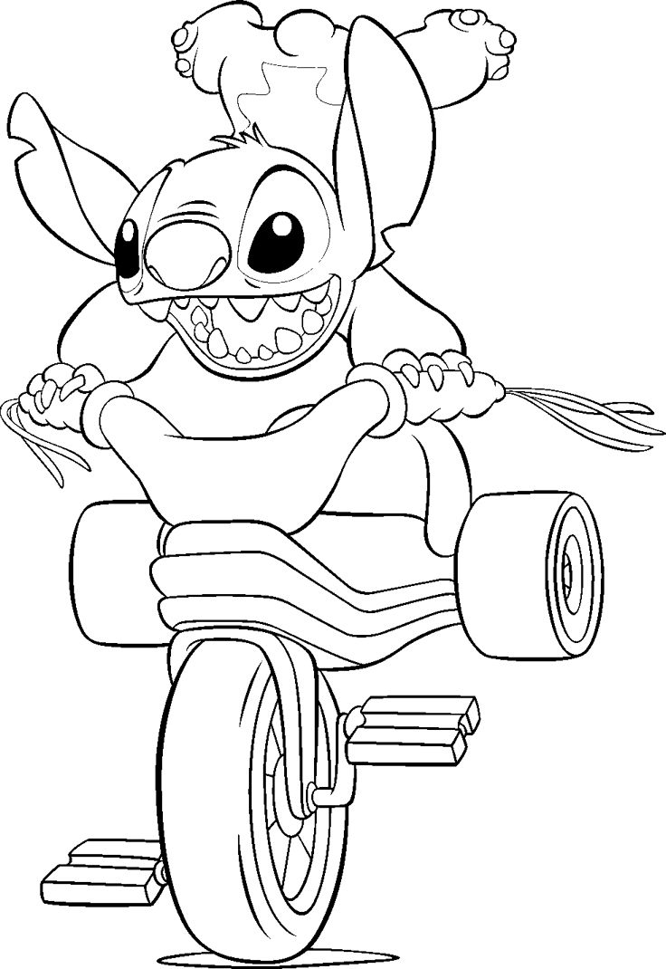 100+ Stitch Coloring Pages 18