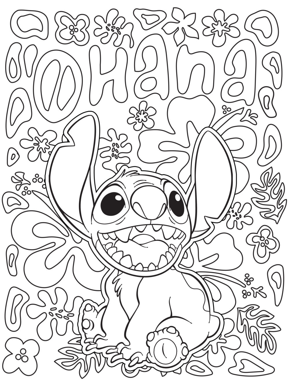 100+ Stitch Coloring Pages 23