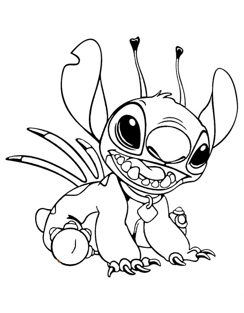 100+ Stitch Coloring Pages 31